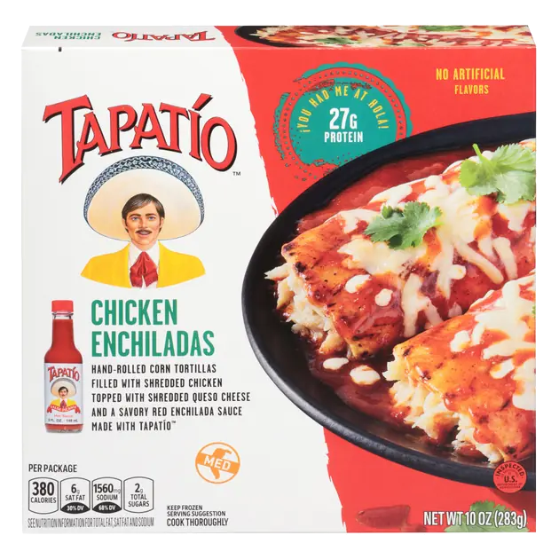 Tapatio Chicken Enchiladas