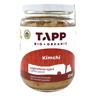 Organic Raw Kimchi Lightly Spiced 375 ml
