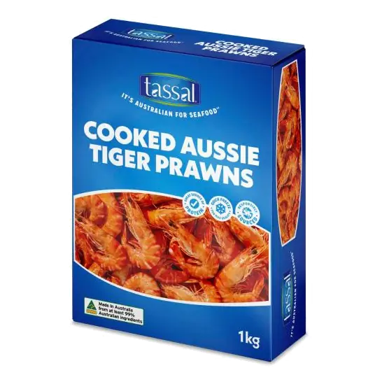 Cooked Tiger Prawns