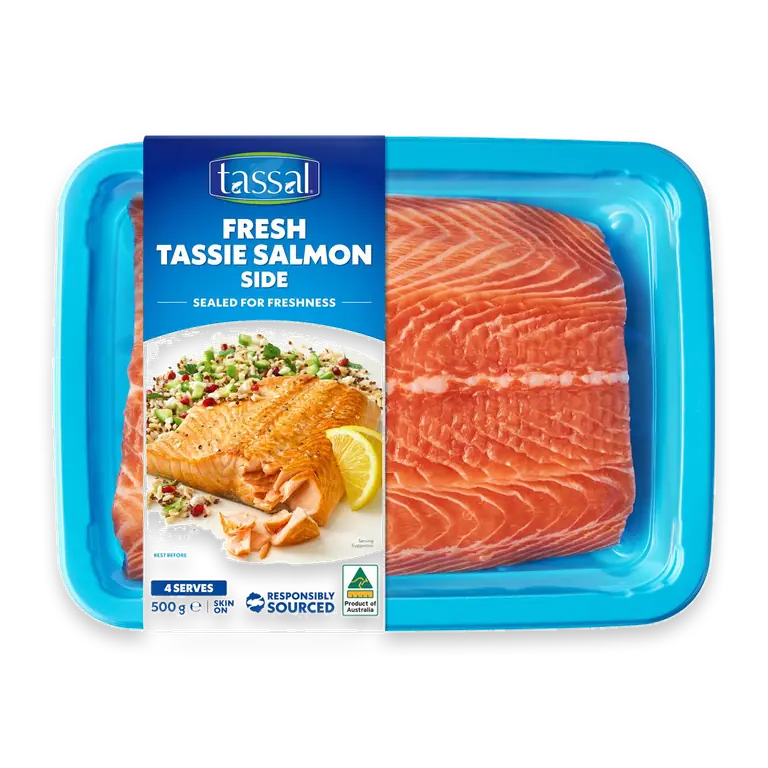 Fresh Tassie Salmon Side Skin On