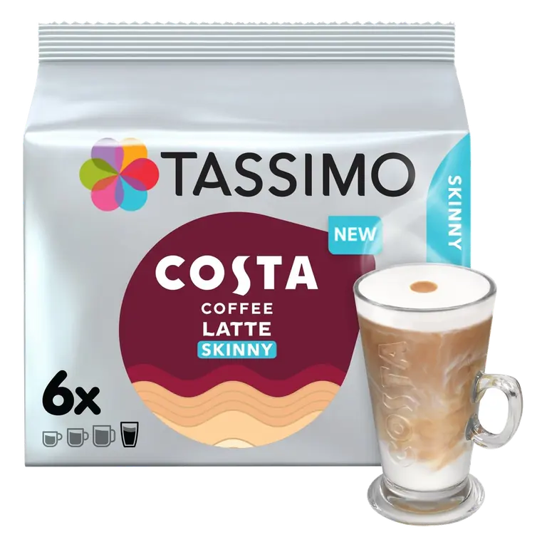 Costa Skinny Latte Pods x6