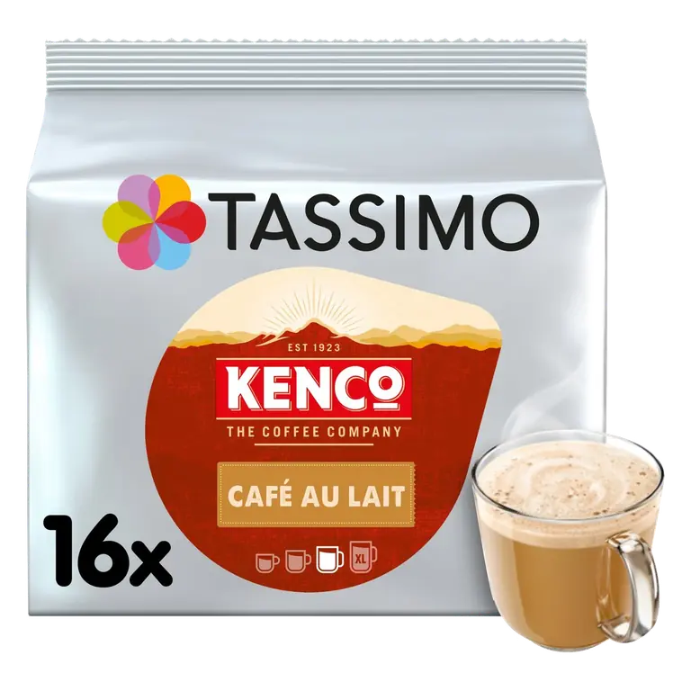 Kenco Cafe Au Lait 16 Coffee Pods