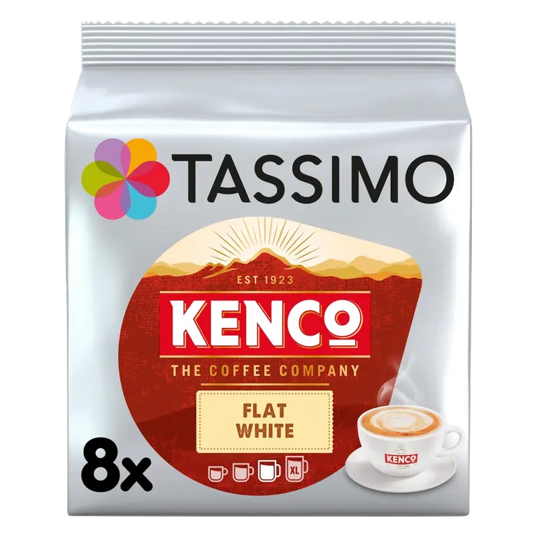 Kenco Flat White Coffee Pods x8