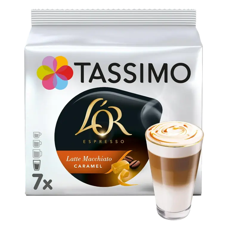 L'OR Caramel Latte Macchiato Coffee Pods x7