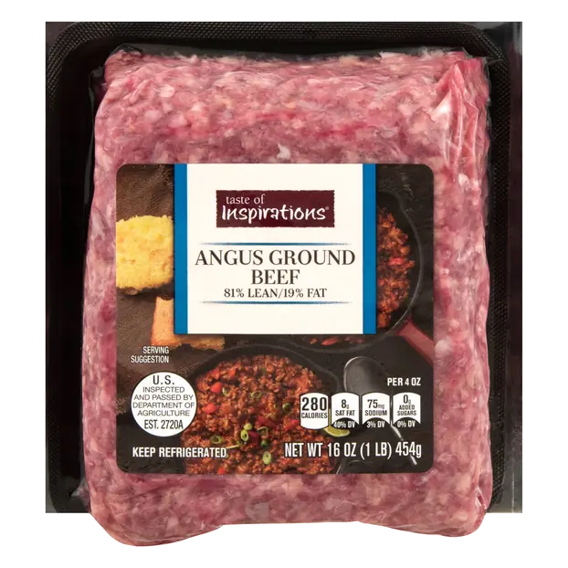 81% Lean Angus Ground Beef Brick Pack