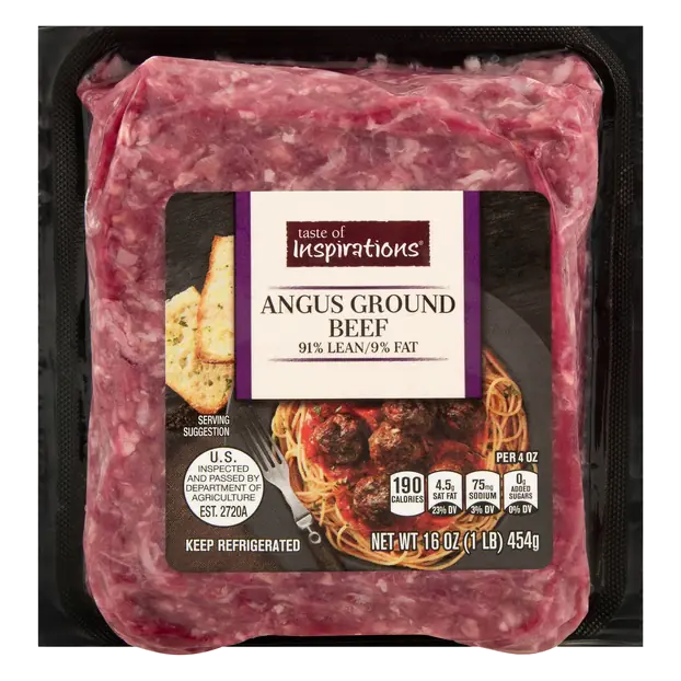 91% Lean Angus Ground Beef Brick Pack