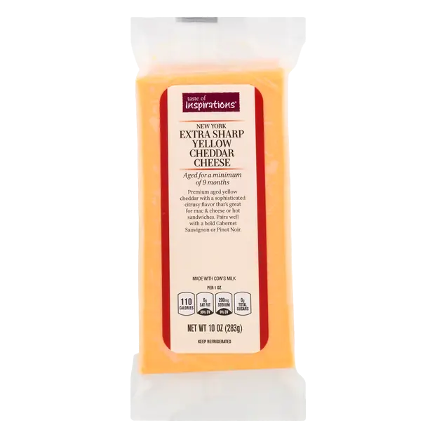 Age New York Extra Sharp Yellow Cheddar Cheese Block