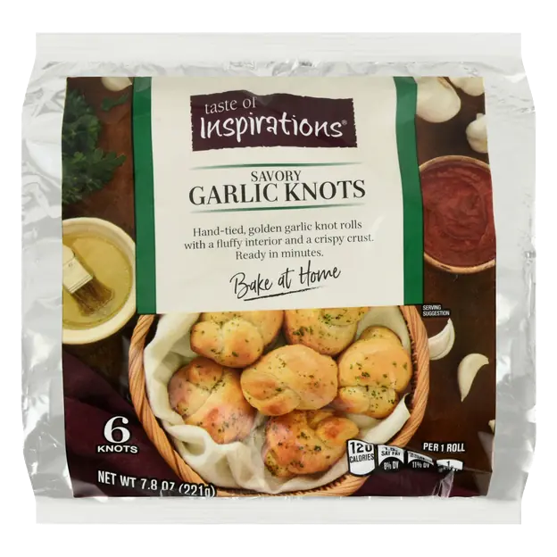 Bake At Home Garlic Knots Savory - 6 ct