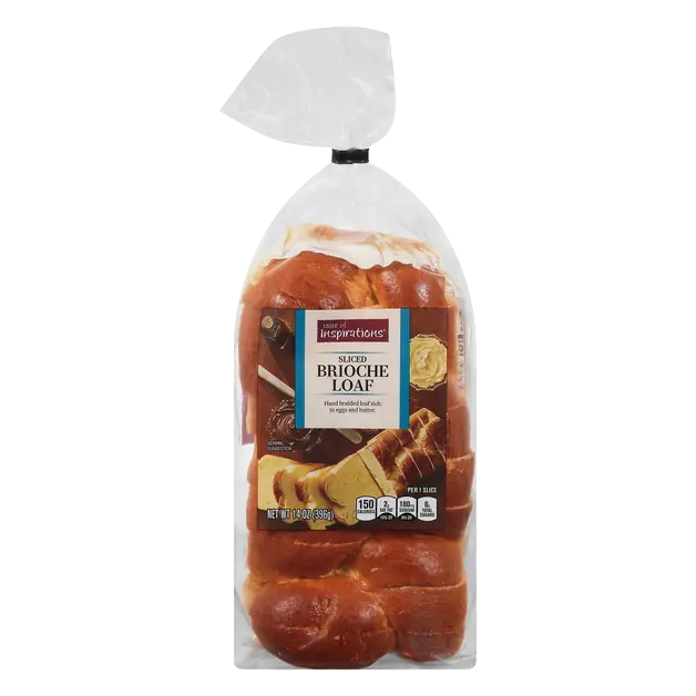 Bakery Brioche Loaf Bread Sliced