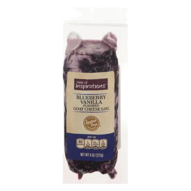 Blueberry Vanilla Goat Cheese Log