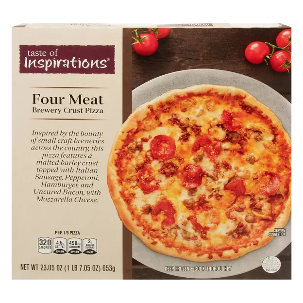 Brewery Crust Four Meat Pizza Frozen