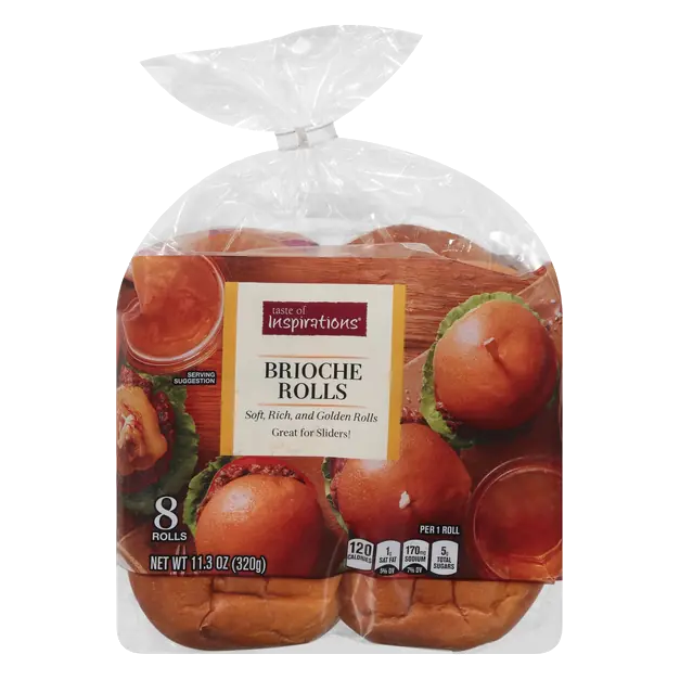 Brioche Slider Rolls - 8 ct