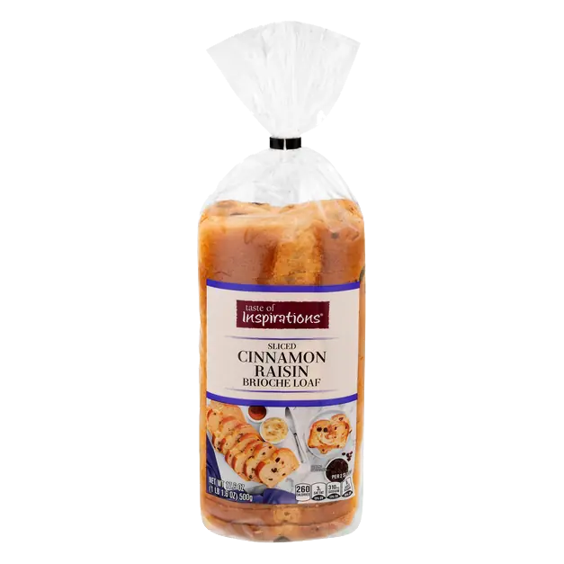 Cinnamon Raisin Brioche Sliced Bread Loaf