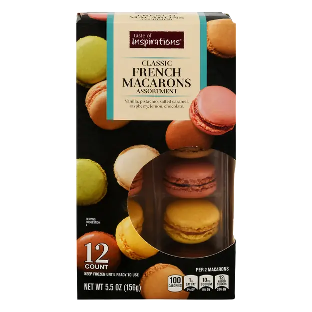 Classic Assortment French Macarons - 12 ct Frozen