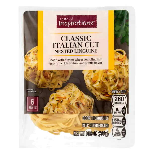 Classic Italian Cut Nested Linguine Refrigerated