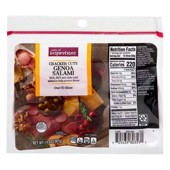 Cracker Cuts Genoa Salami Mini Slices