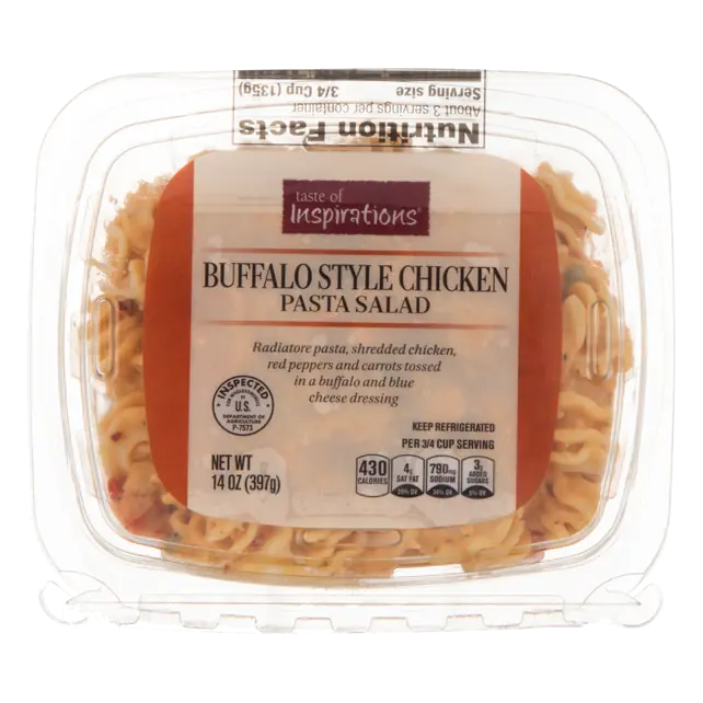 Deli Buffalo Style Chicken Pasta Salad