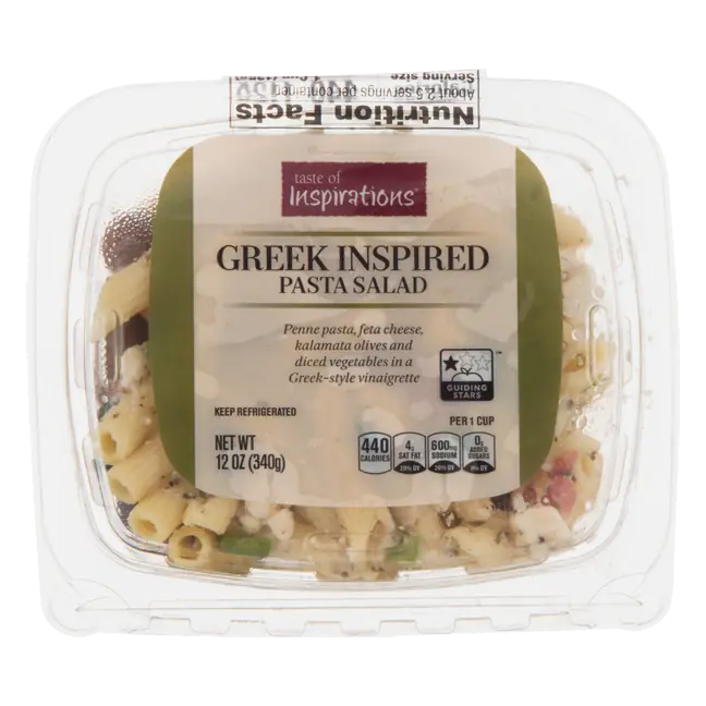 Deli Greek Inspired Pasta Salad