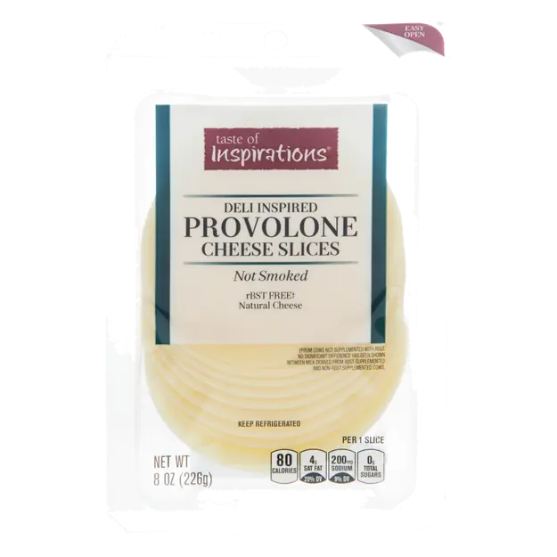 Deli Inspired Provolone Cheese Slices