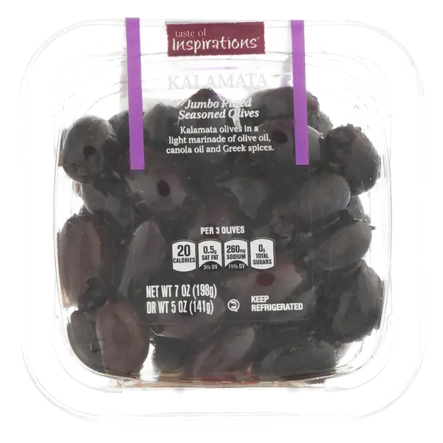 Deli Pitted Jumbo Seasoned Kalamata Olives Fresh