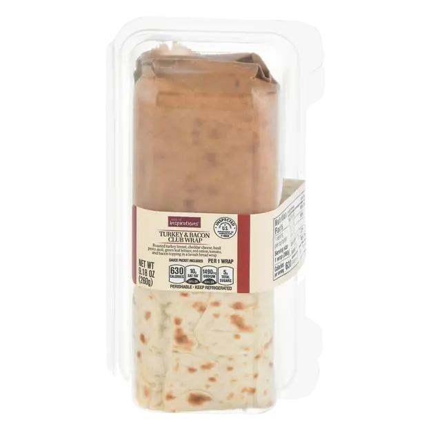 Deli Turkey & Bacon Club Wrap