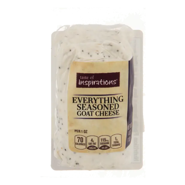 Everything Seasoned Goat Cheese Log