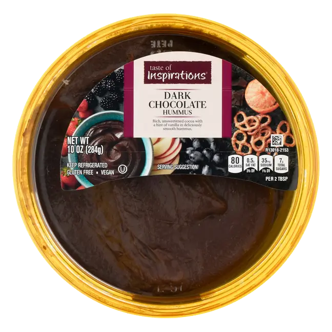 Gluten Free Dark Chocolate Dessert Hummus