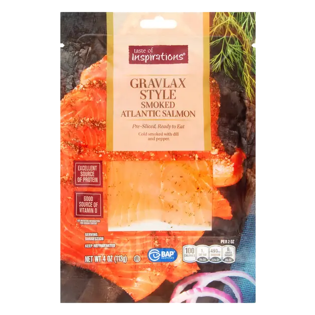 Gravlax Style Atlantic Salmon Pre-Sliced