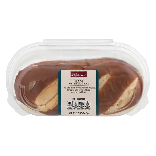 Ham Pretzel Sandwich