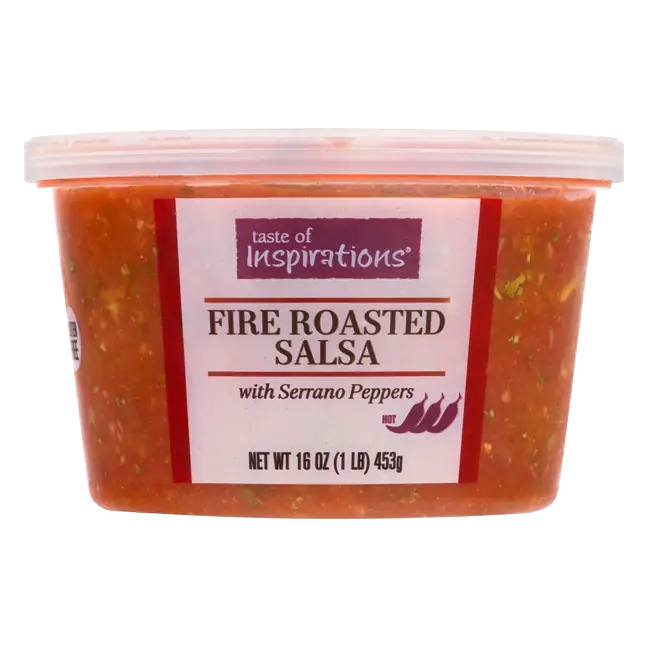 Hot Fire Roasted Salsa with Serrano Peppers