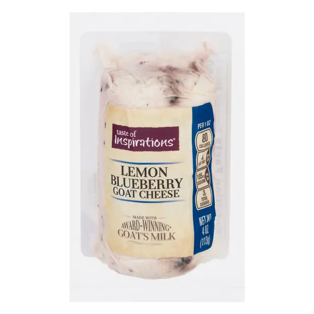 Lemon Blueberry Goat Cheese Log