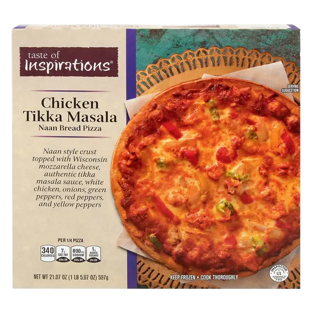 Naan Bread Chicken Tikka Masala Pizza Frozen
