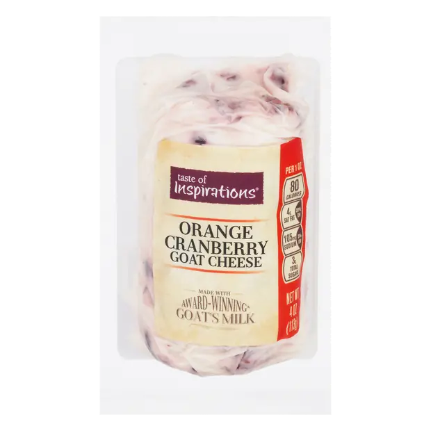 Orange Cranberry Goat Cheese Log