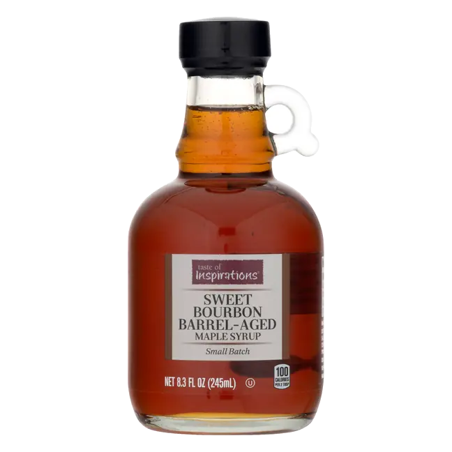 Organic Vermont Sweet Bourbon Barrel-Age Maple Syrup