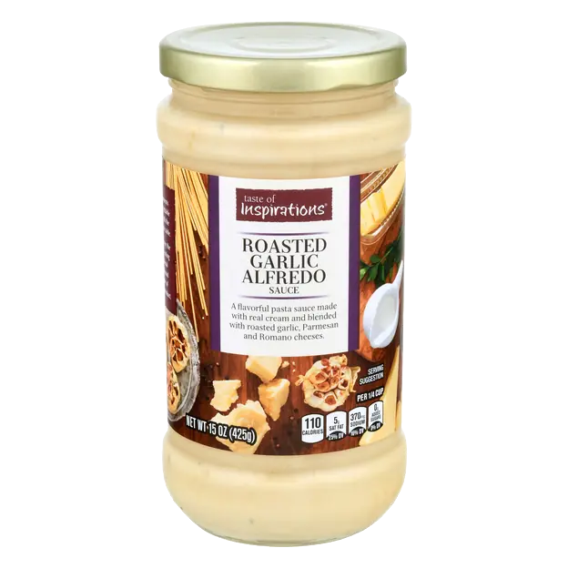 Roasted Garlic Alfredo Pasta Sauce