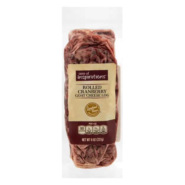 Rolled Cranberry Goat Cheese Log