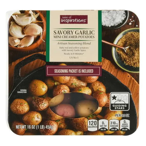 Savory Garlic Mini Creamer Potatoes