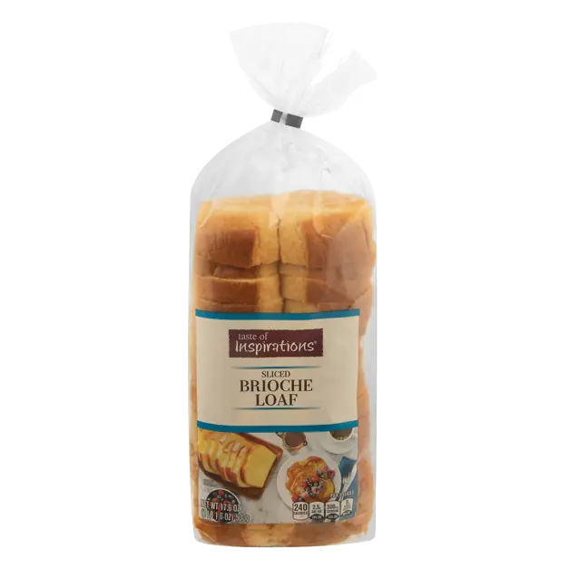 Sliced Brioche Bread Loaf