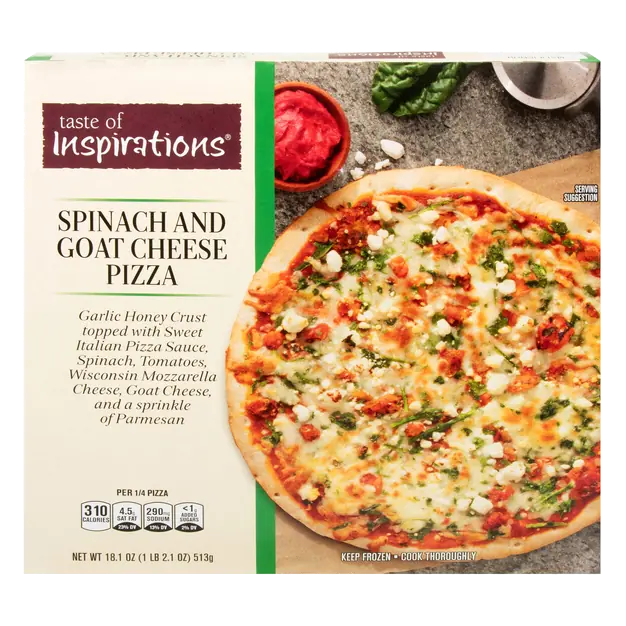 Spinach & Goat Cheese Pizza Frozen