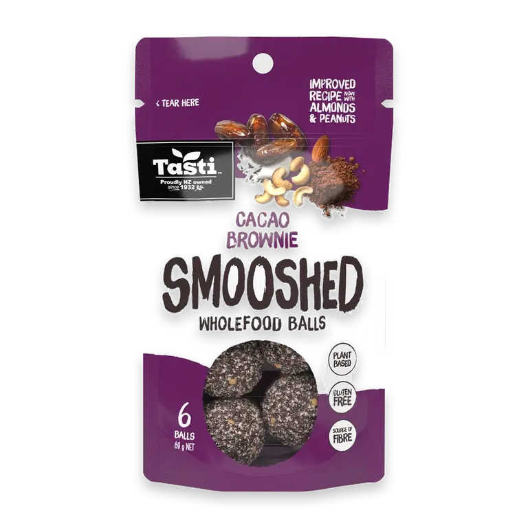 Smooshed Wholefood Balls Cacao Brownie