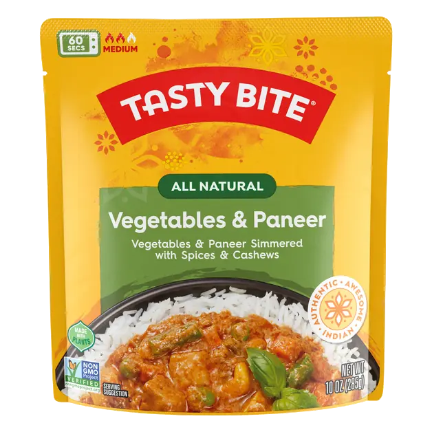 60 Second Natural Medium Vegetables & Paneer