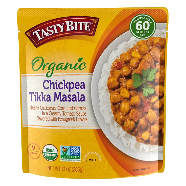60 Second Organic Mild Chickpea Tikka Masala