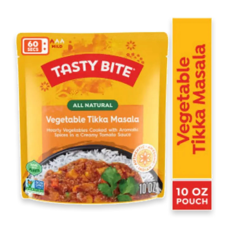 Vegetable Tikka Masala 10oz Creamy vegetable curry