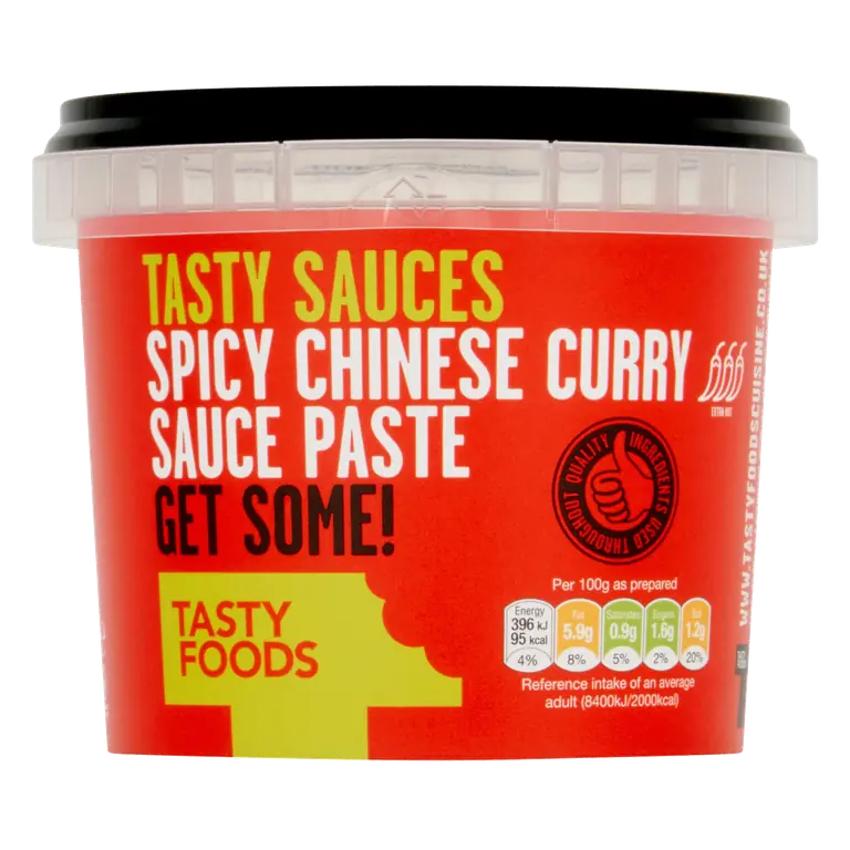 Tasty Foods Tasty Sauces Spicy Chinese Curry Sauce Paste 325g