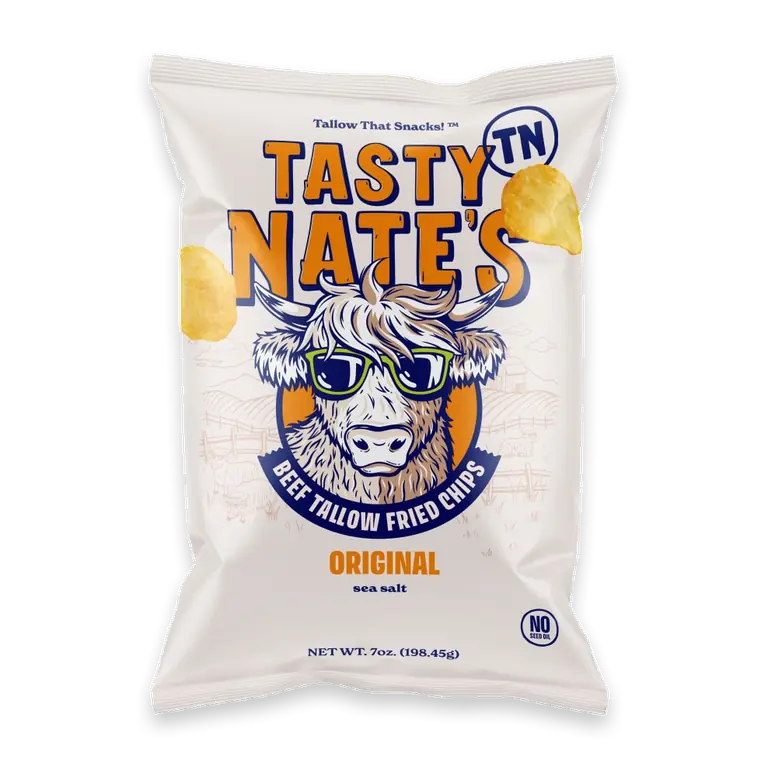 Beef Tallow Fried Potato Chips Original Sea Salt