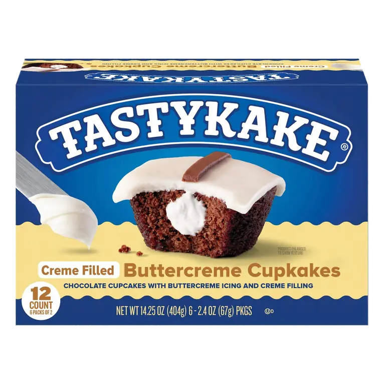 Buttercreme Iced Cupkakes, Chocolate