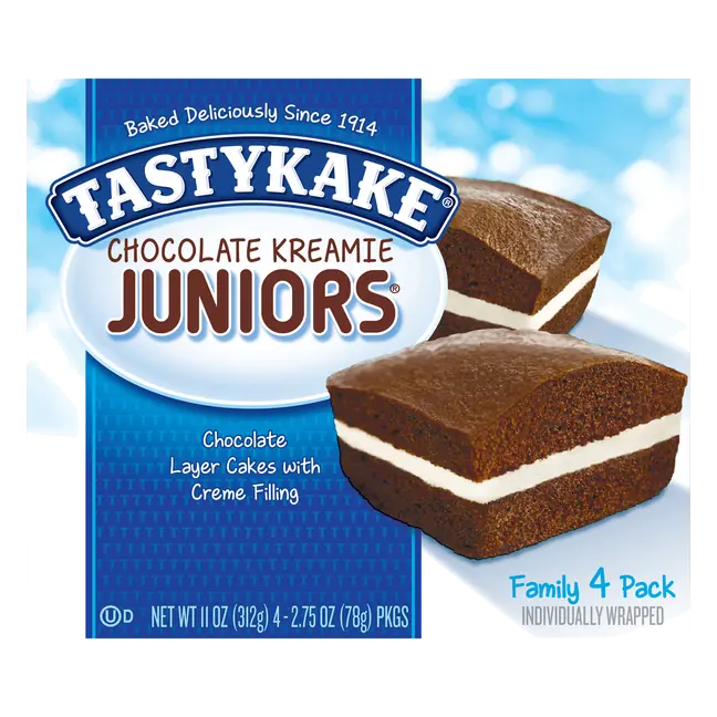 Chocolate Kreamie Juniors Snack Cakes - 4 ct