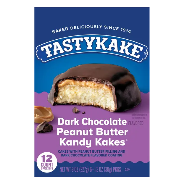 Dark Chocolate Peanut Butter Kandy Kakes 2 ea - 6 ct