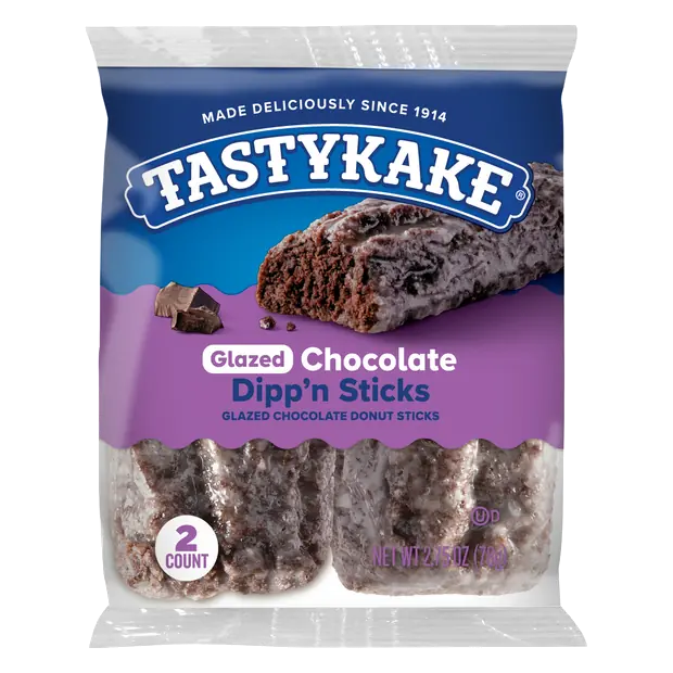 Glazed Chocolate Dipp'n Donut Sticks - 2 ct