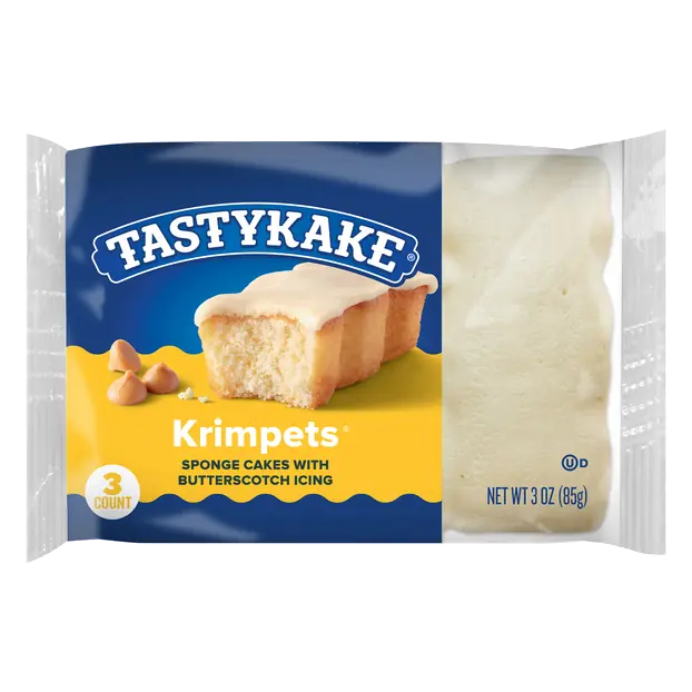 Krimpets Butterscotch Iced Snack Cakes - 3 ct
